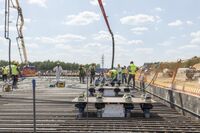 Concreting in progress