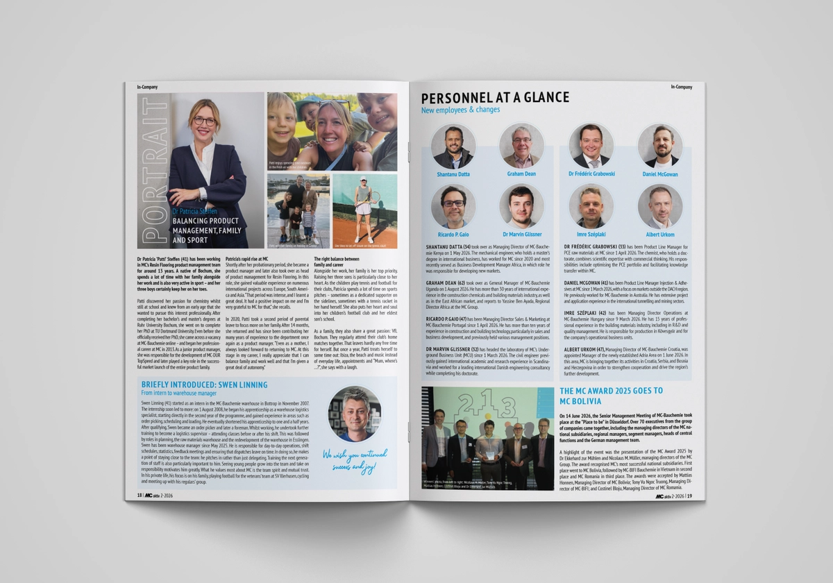 Image of the In-Company magazine page