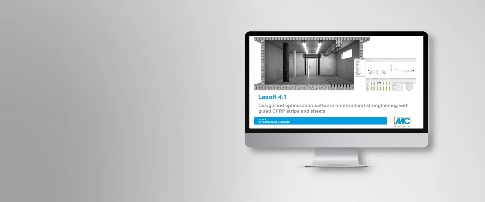 MC-Bauchemie offers new software for the design of CFRP reinforcement